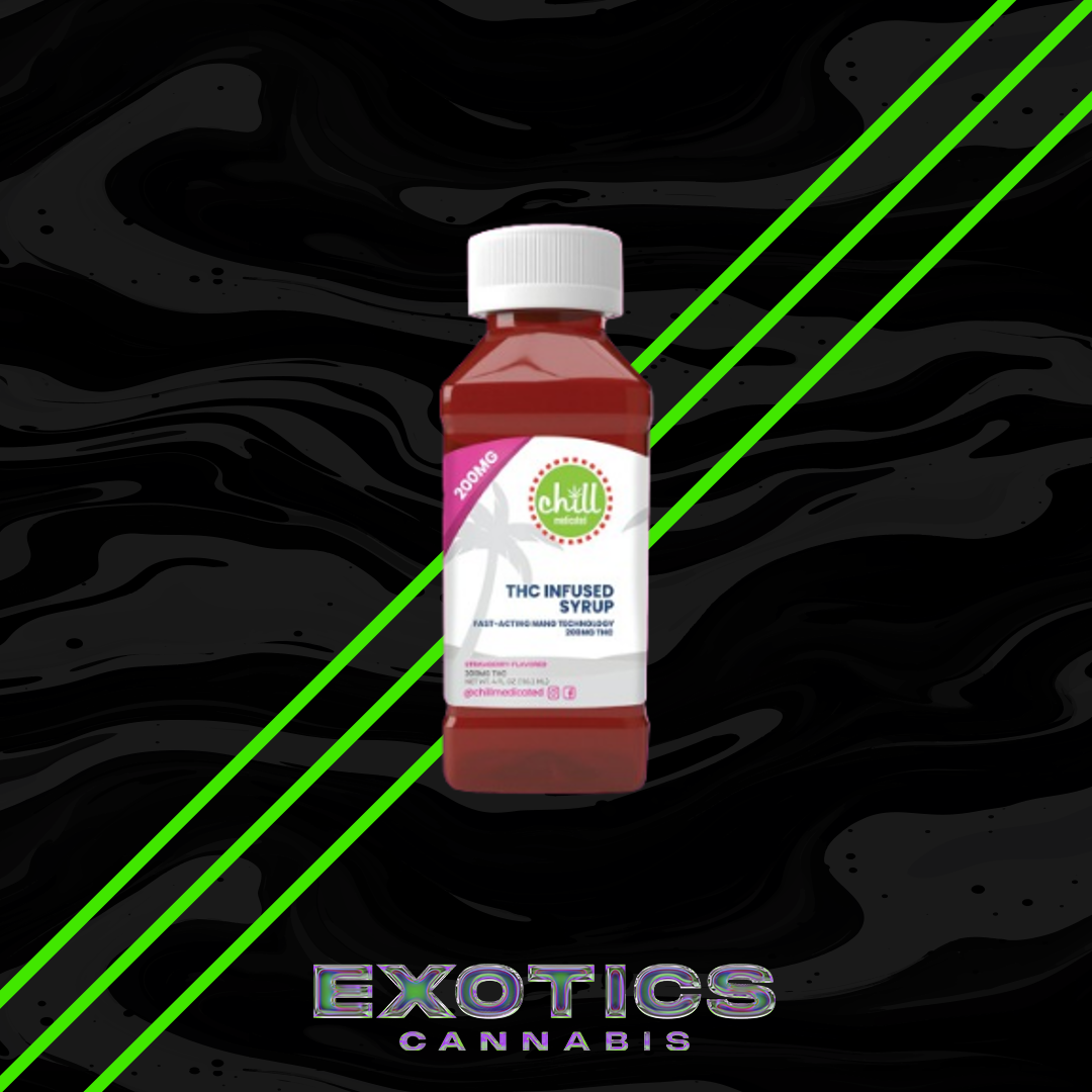 Photograph of product: Chill Medicated - Strawberry Syrup 200mg (2/$20)