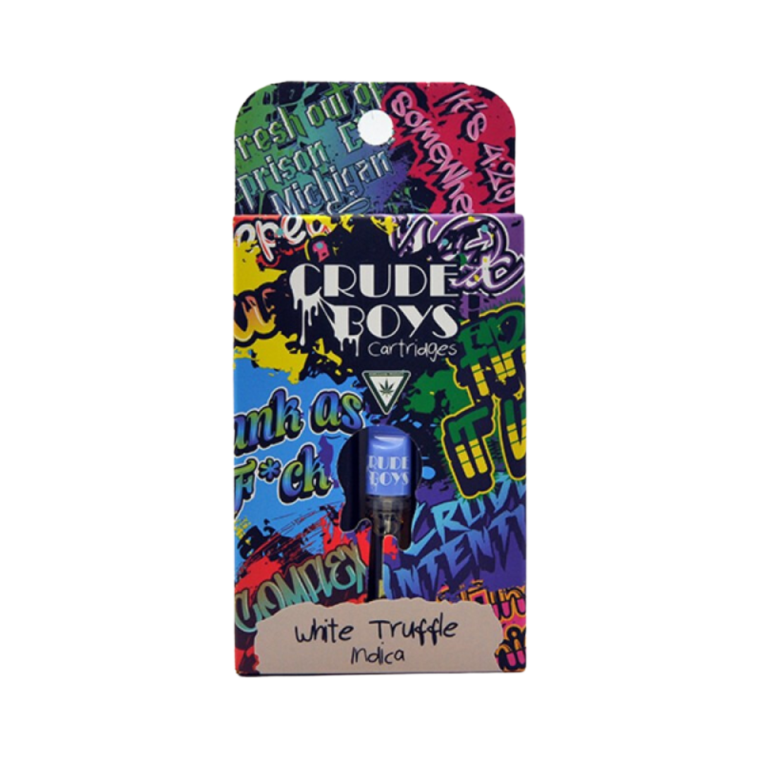 Photograph of product: Crude Boys - 1g 510 Cart - White Truffle