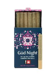 Photograph of product: Gud Gardens | Gud Night Pack | Preroll 6pk | 4.8g