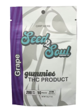 Photograph of product: Grape - Gummies - 200mg