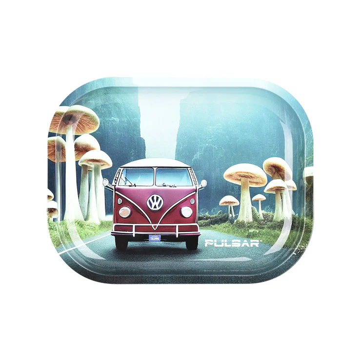 Photograph of product: Pulsar | Lrg. Rolling Tray | Camper Van Shroom Trip
