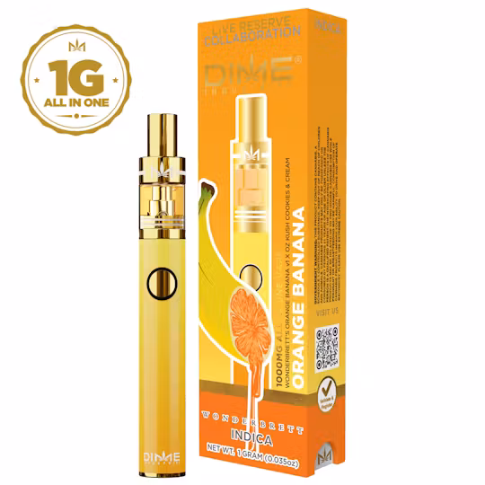 Photograph of product: DIME | Orange Banana | Wonderbrett Collab | Live Reserve AIO