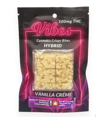 Photograph of product: Vibes | Vanilla Hybrid | Crispy 100mg