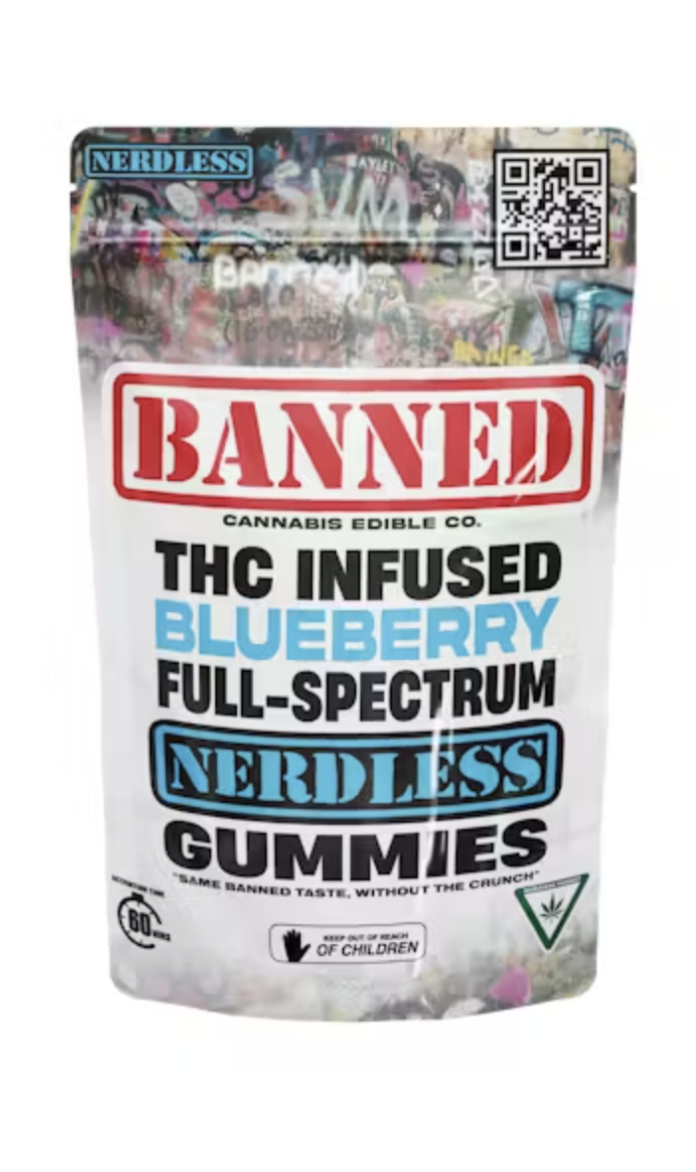 Photograph of product: Blueberry |  200mg Gummies | Nerdless