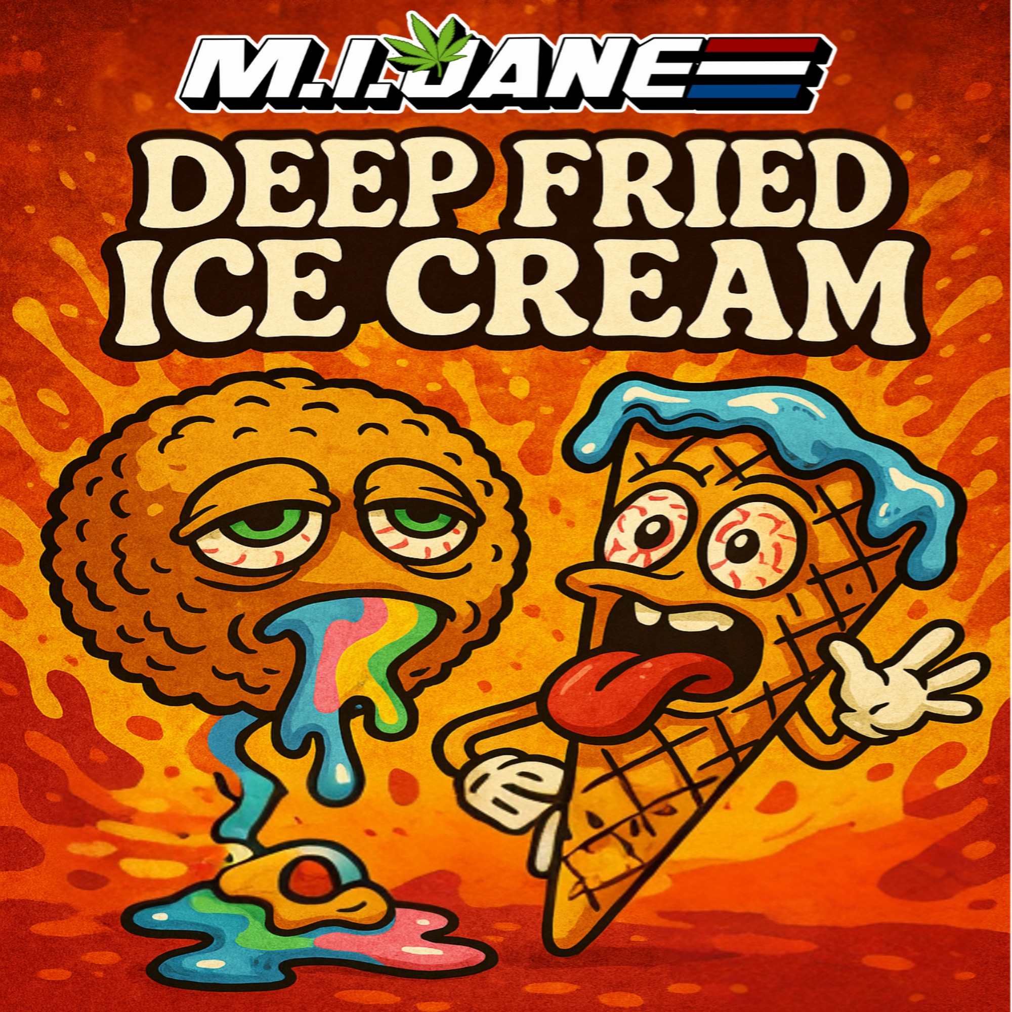 Photograph of product: DELI - Deep Fried Ice Cream - 28g