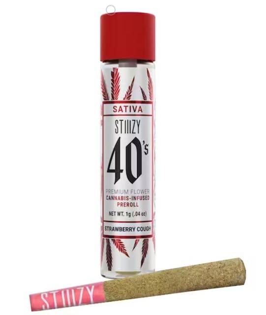 Photograph of product: Strawberry Cough 40s 1G Pre-Roll - 