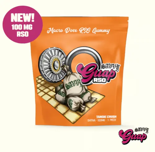 Photograph of product: Guap RSO Tangie Crush Gummy 100mg