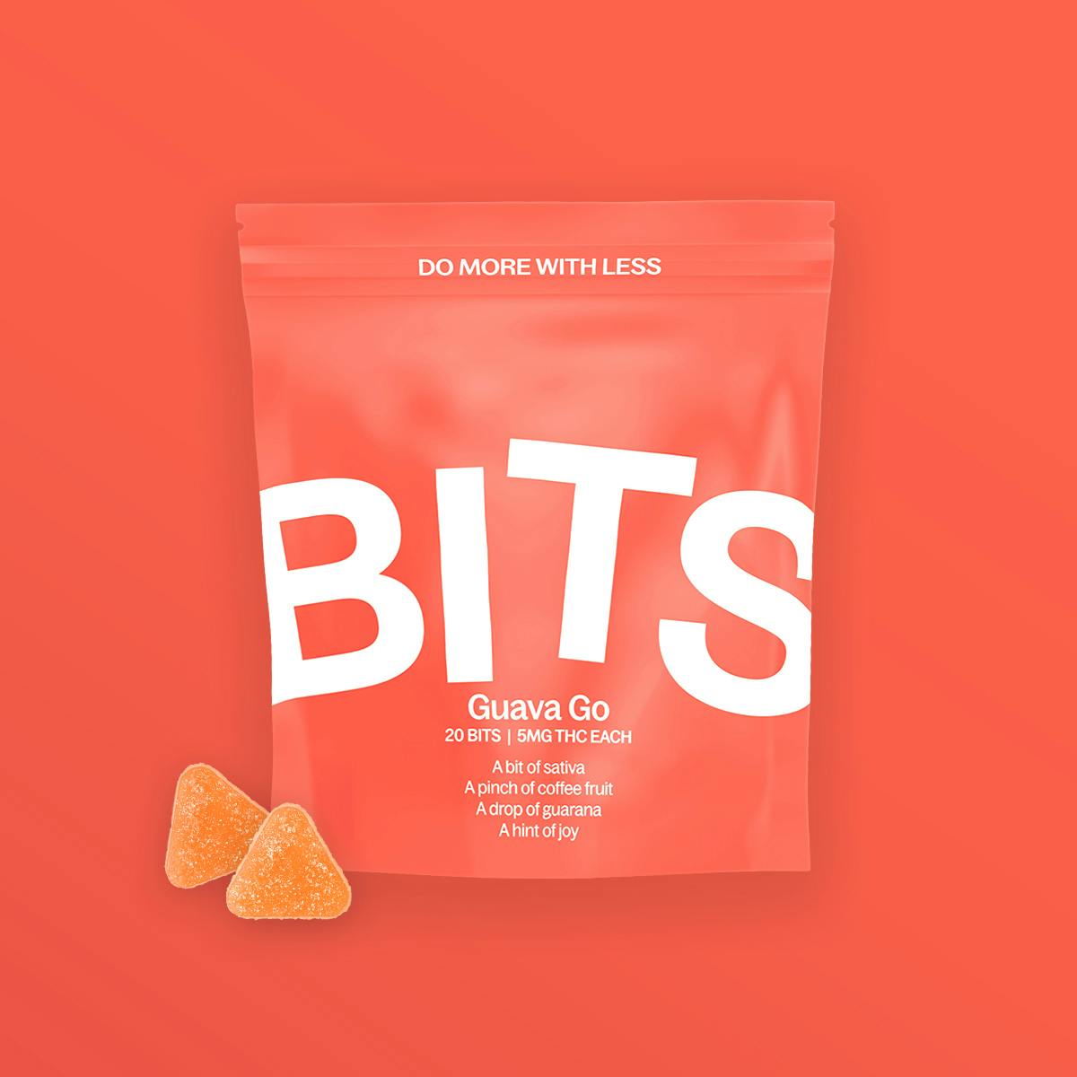 Photograph of product: Bits Guava Go Gummies 20pk