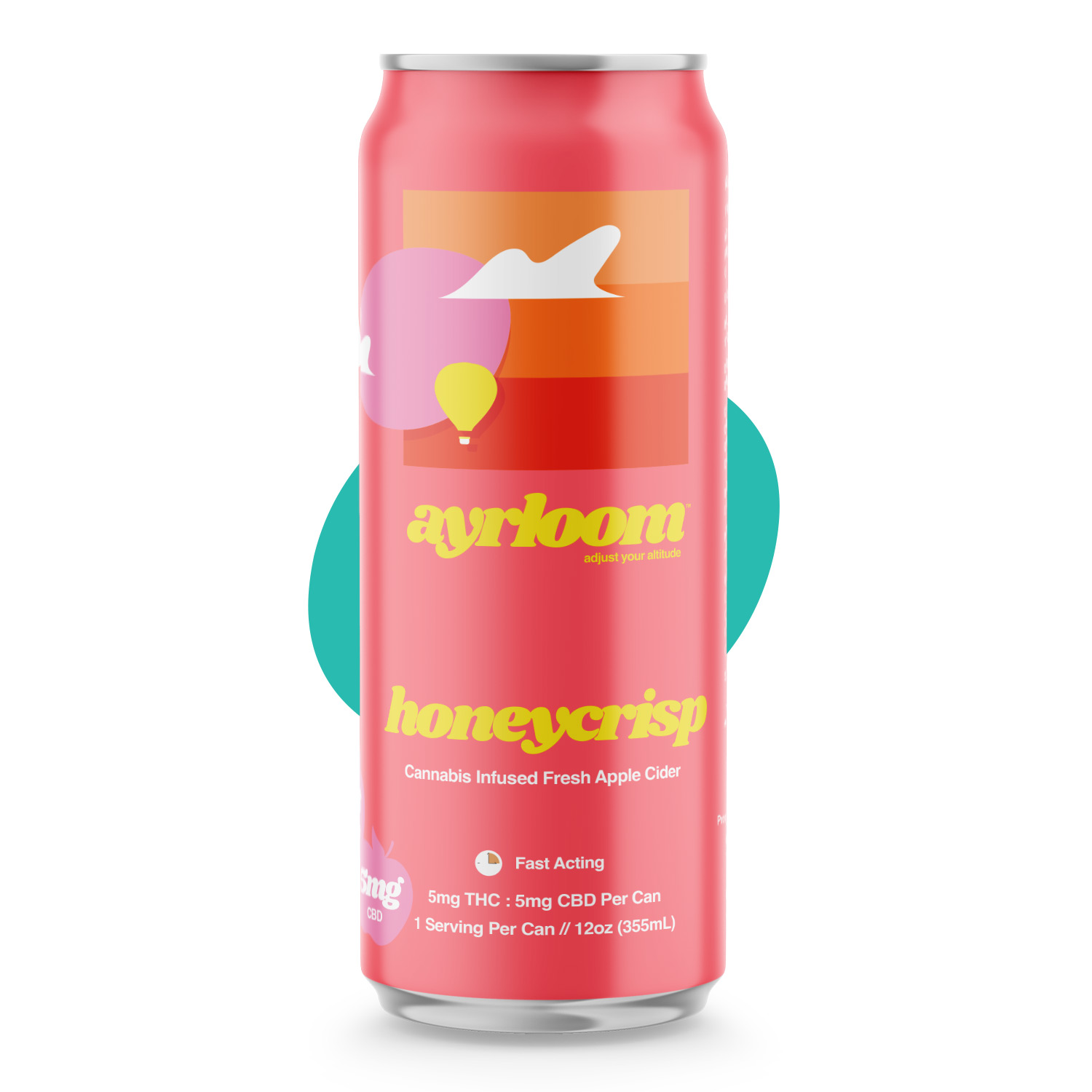 Photograph of Product: Ayrloom | Honey Crisp | 1:1 | 5MG THC : 5MG CBD | Singles