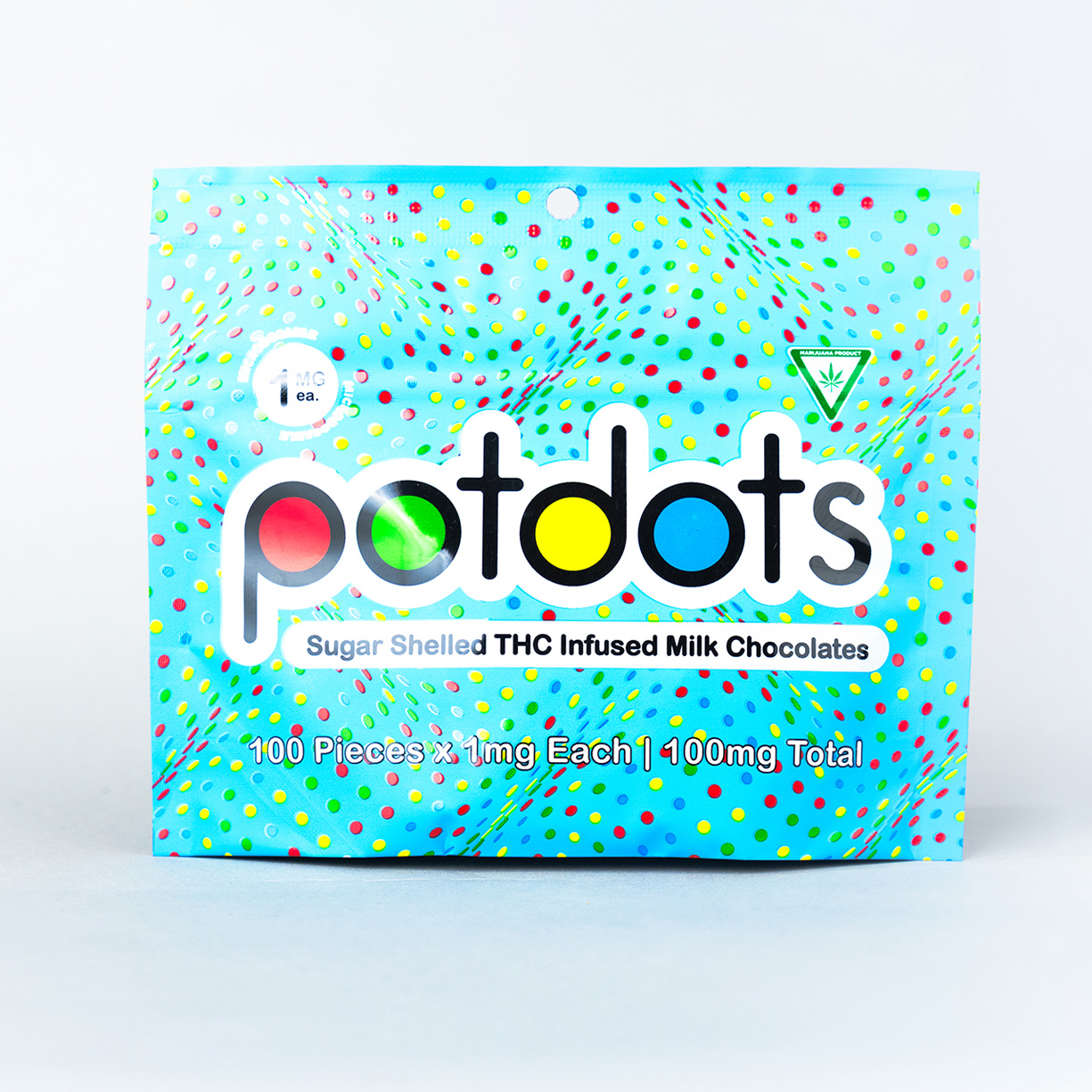 Photograph of product: Dream 100mg Potpots Milk Chocolate