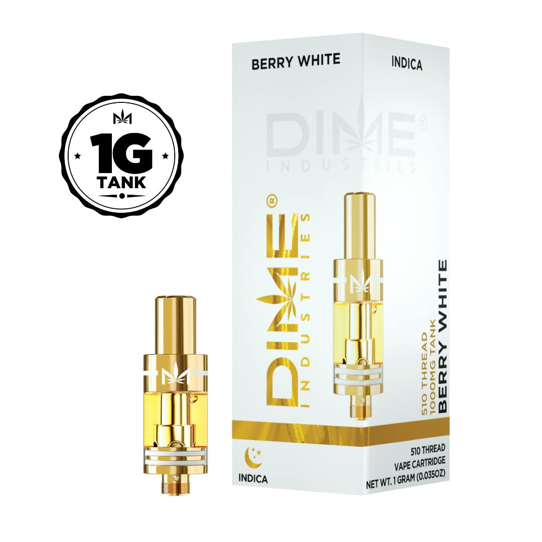 Photograph of product: DIME INDUSTRIES BERRY WHITE 1G TANK