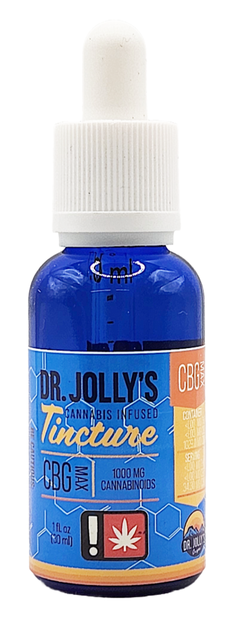 Photograph of product: Dr.J- CBG MAX 1OZ Tincture