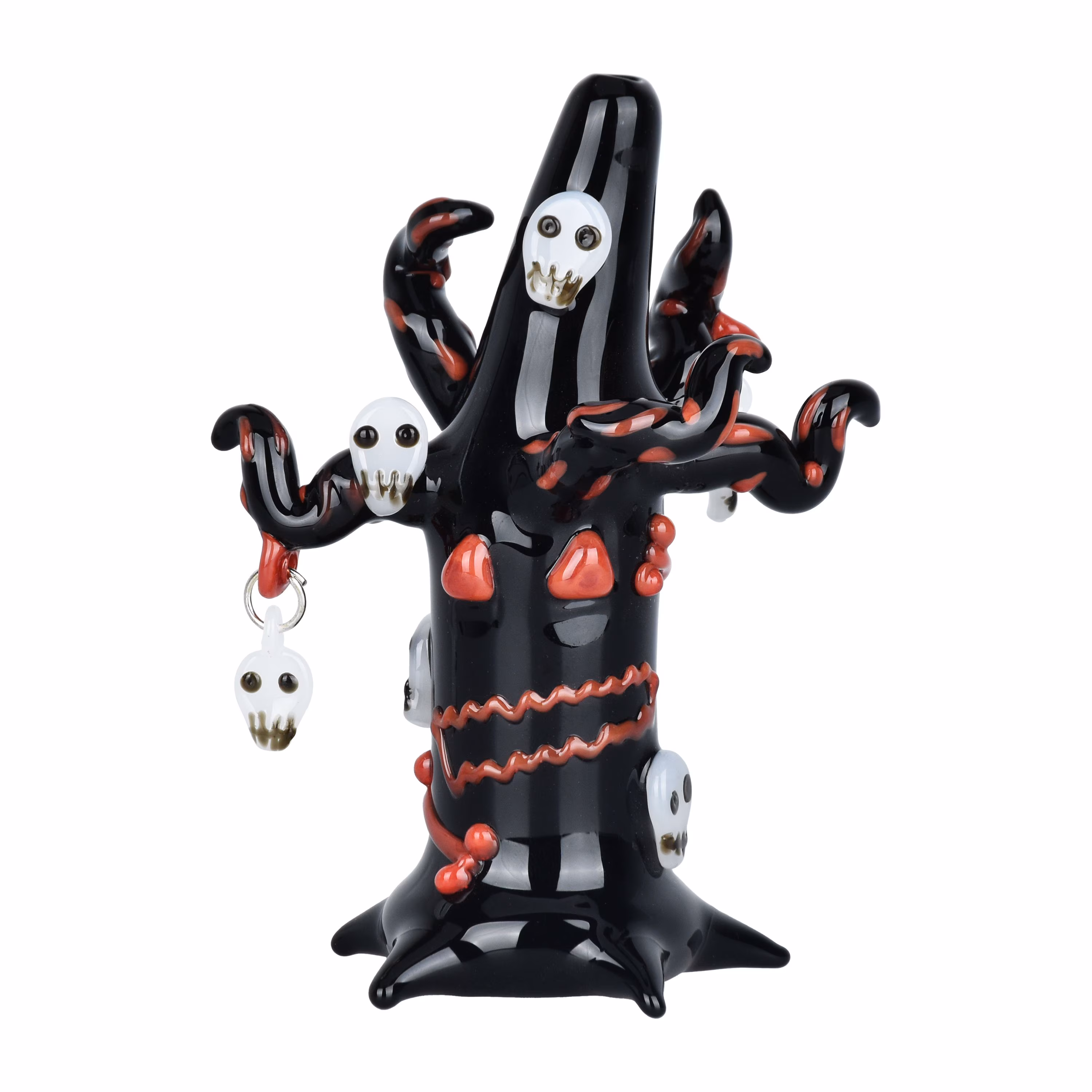 Photograph of product: Spooky Halloween Tree Glass Hand Pipe - 5"