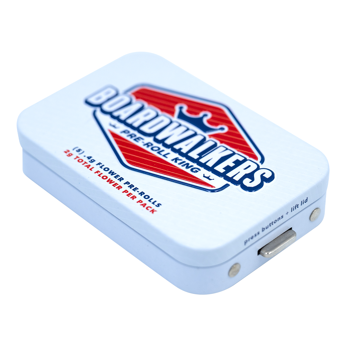 Photograph of product: PreRoll King of Jersey | Boardwalkers | Zorro 131 (S-H) Pre Rolls | 5 Pack (2g)
