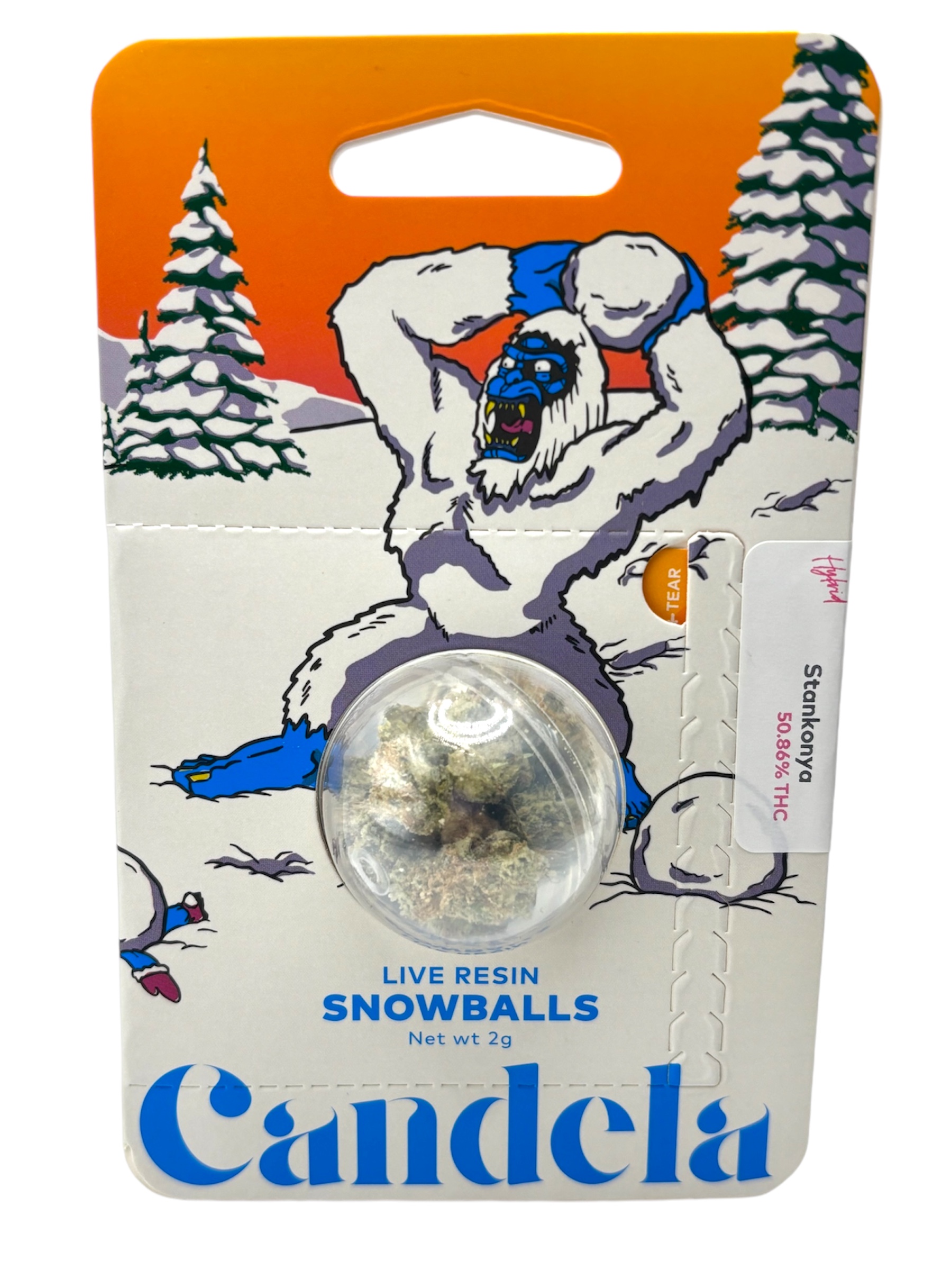 Photograph of product: Candela Stankonya Live Resin Snowballs Rec - 2g
