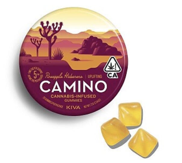 Photograph of product: Pineapple Habanero (SH) 100mg - Camino Gummies - Retail