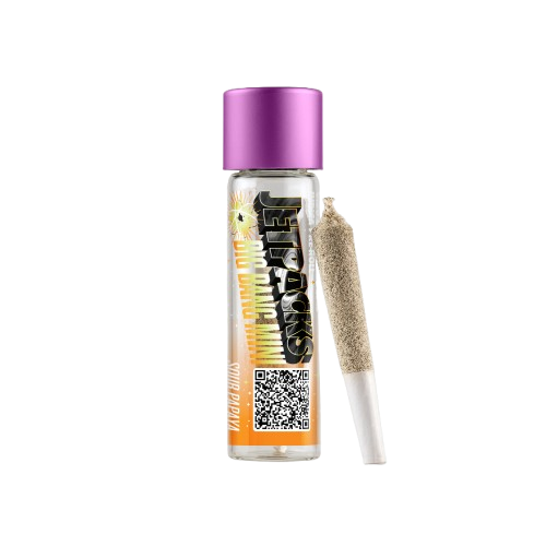 Photograph of product: Jetpacks | Sour Papaya - Live Resin Infused Pre-Roll