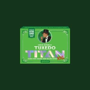 Photograph of product: Tuxedo Titan | Organic Hemp Rolling Papers | XXL | Double Wide