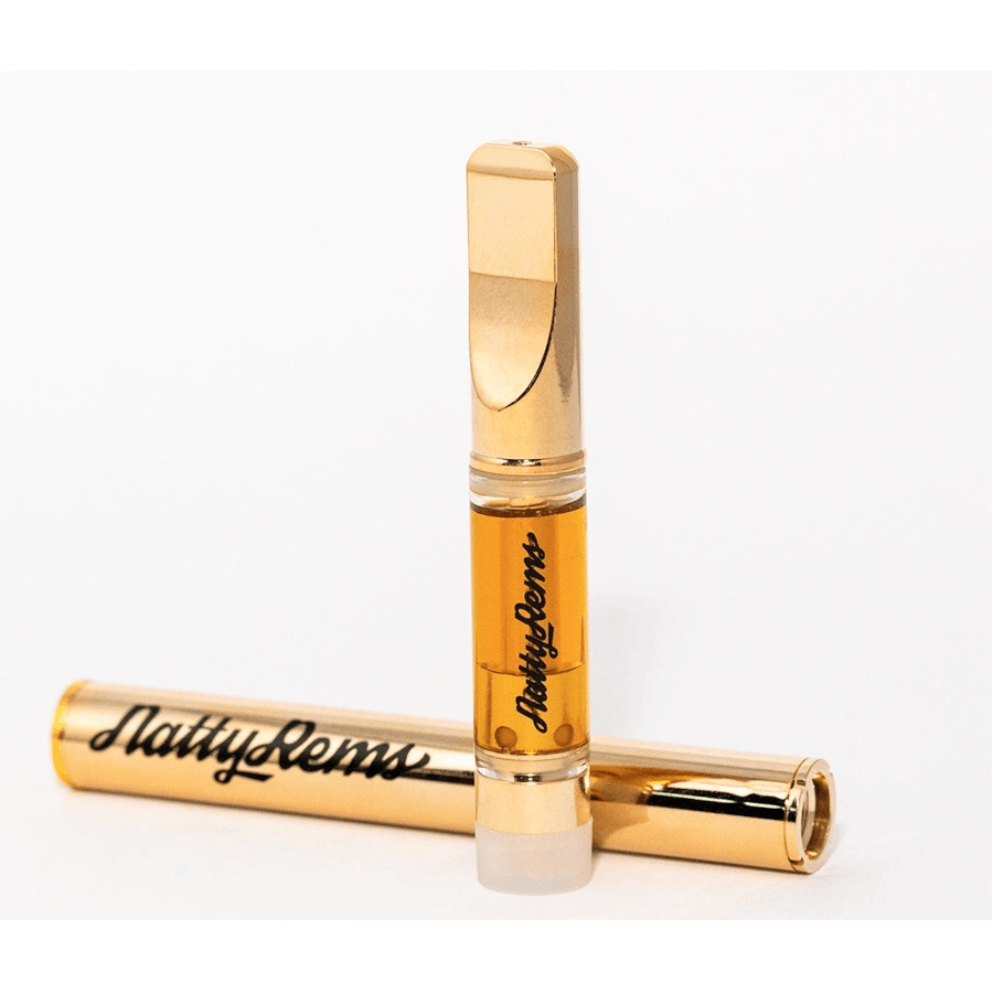 Photograph of product: Natty Rems - MED - Packaged Gold Tip Pen (1000mg) - Clementine