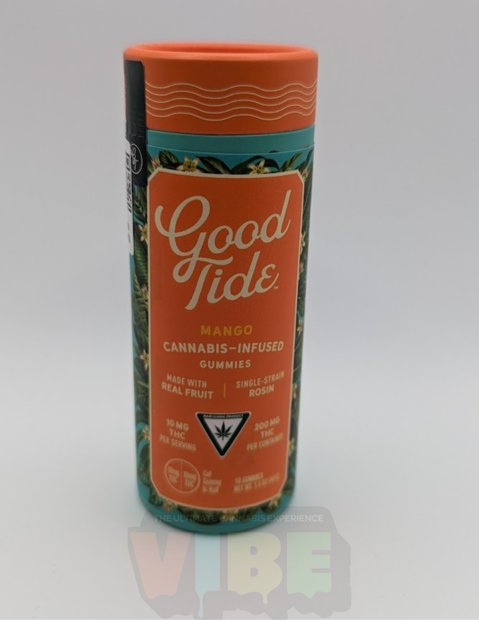 Photograph of product: Good Tide | Grapefruit | 200mg THC 100mg CBD 100mg CBC Gummies | REC
