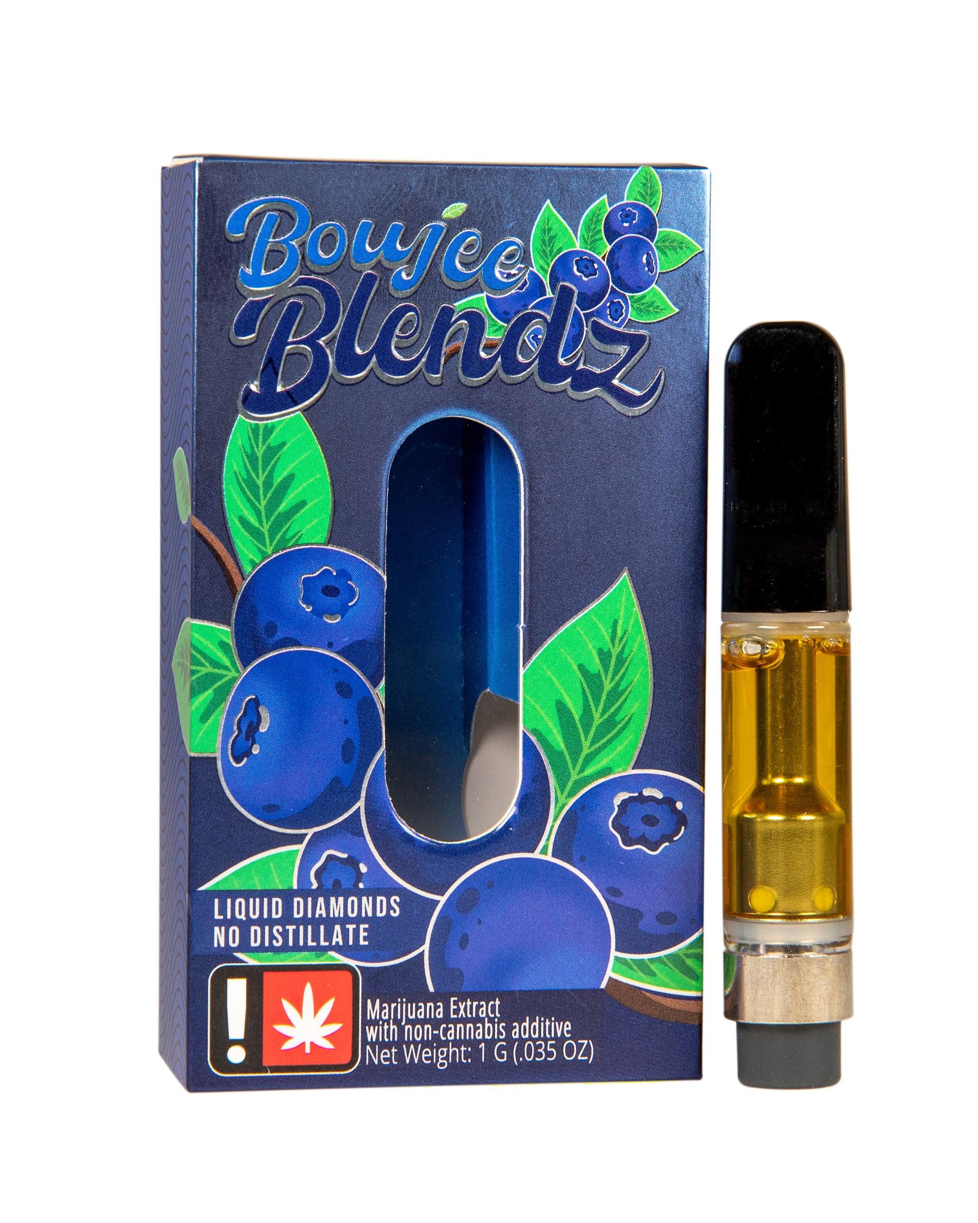 Photograph of product: Boujee Blendz - Blueberry Flavored Cartridge