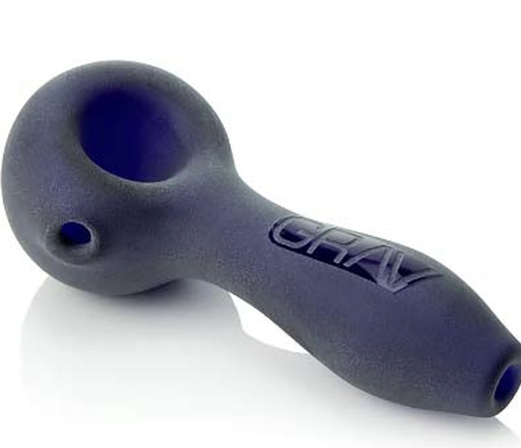 Photograph of product: GRAV 4" Sandblasted Spoon - Blue