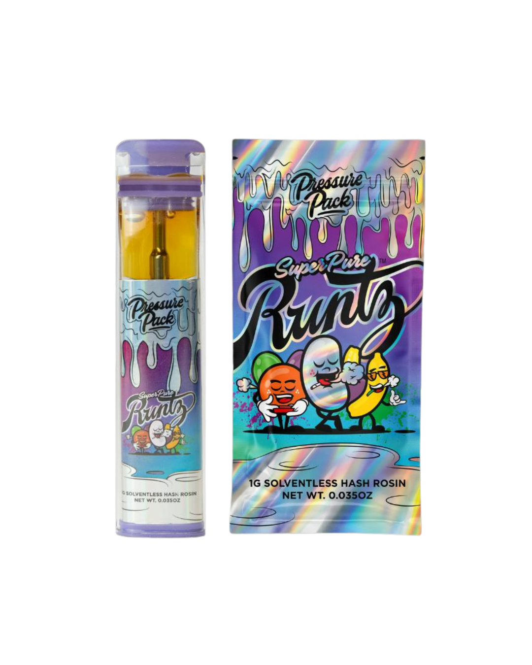 Photograph of product: Pressure Pack | Super Pure Runtz | au chocolat Rosin Disposable