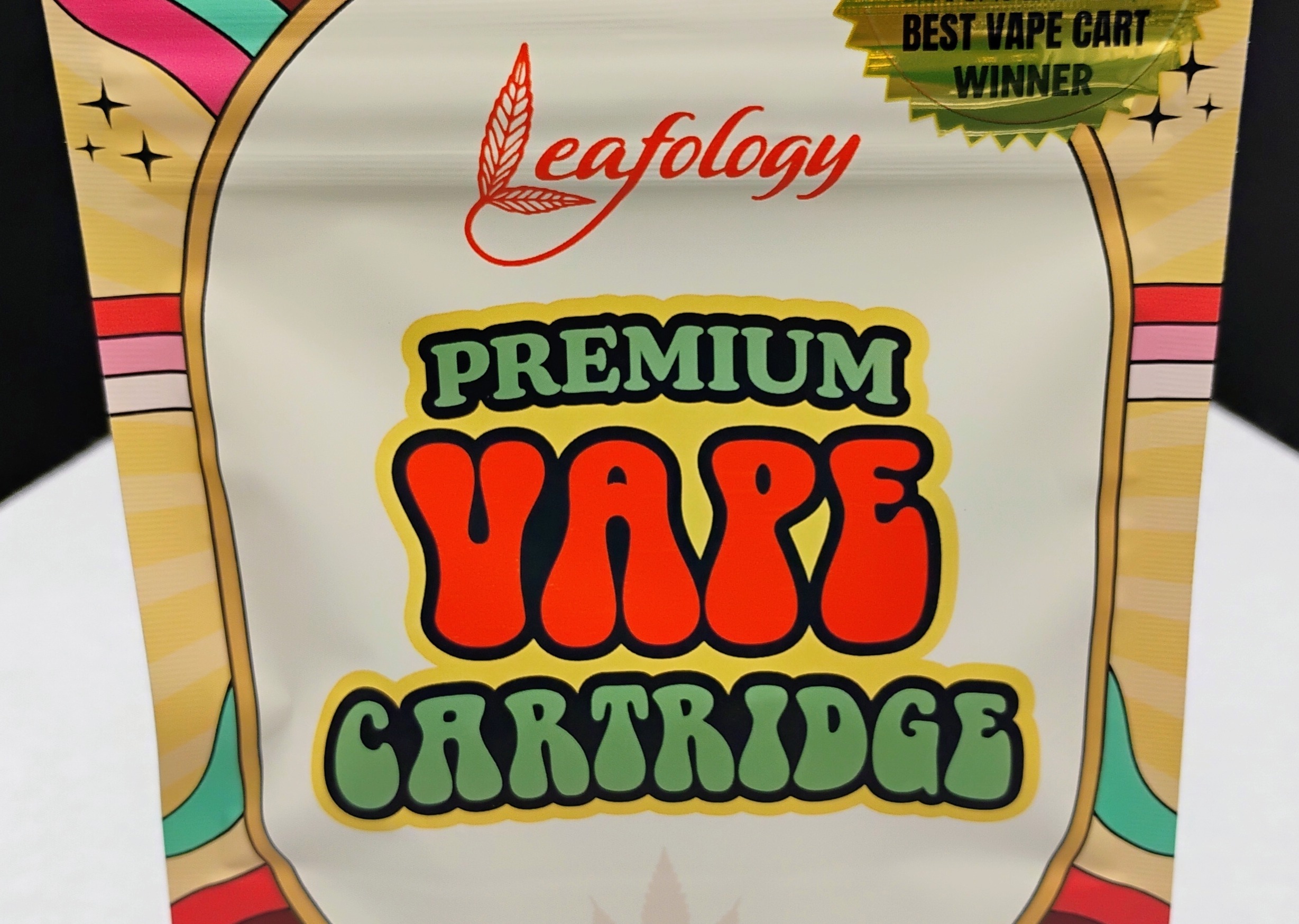 Photograph of product: Leafology Bubba Kush 1g Distillate Cart HYBRID