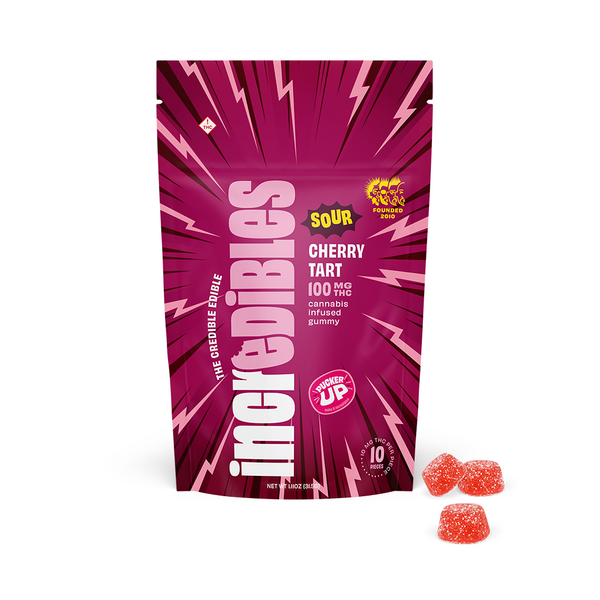Photograph of product: Sour Cherry Tart | Gummies | 10 pack | 100mg TH-oui