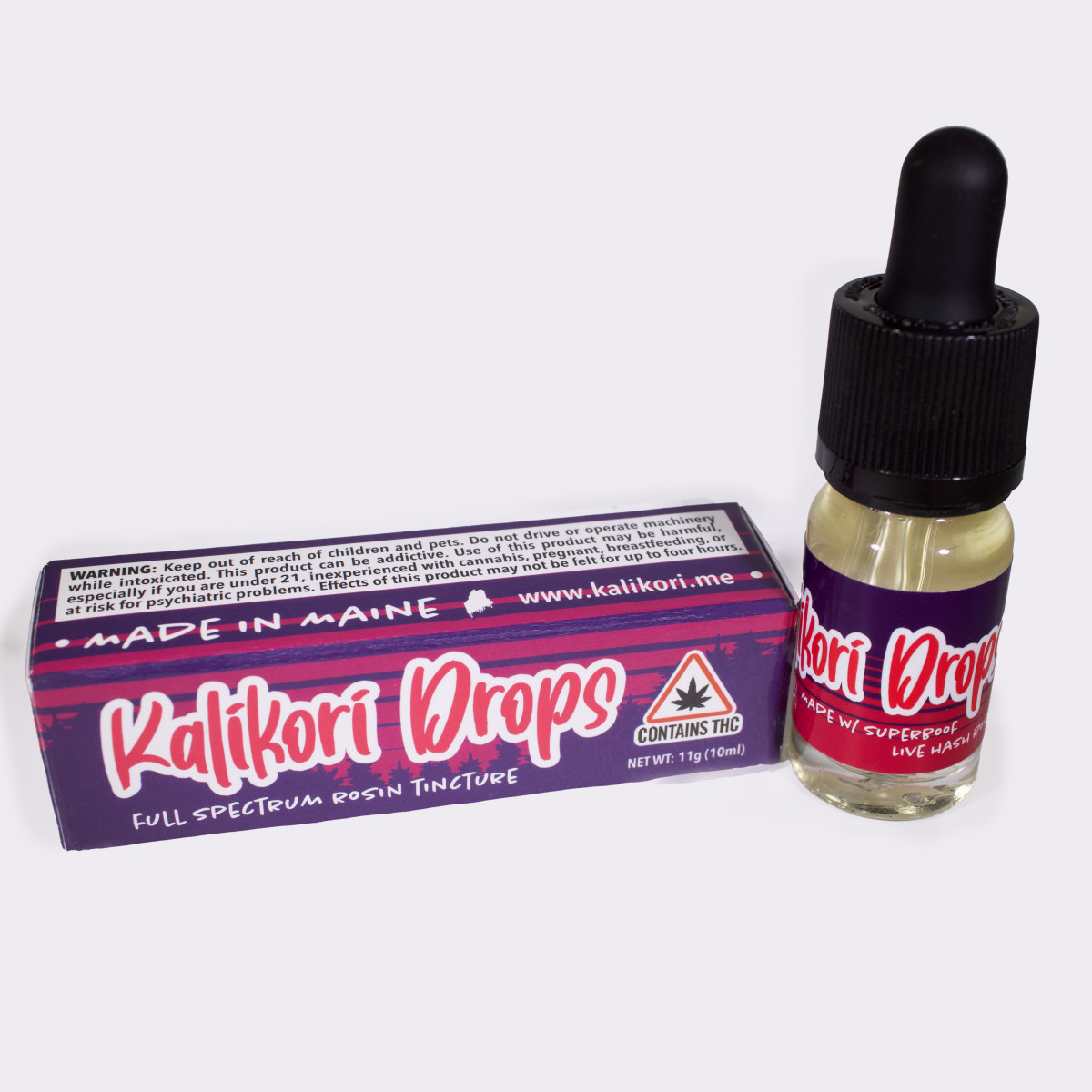 Photograph of product: Kalikori - Hyper Space Drops - 100mg au chocolat Rosin Drink Drops
