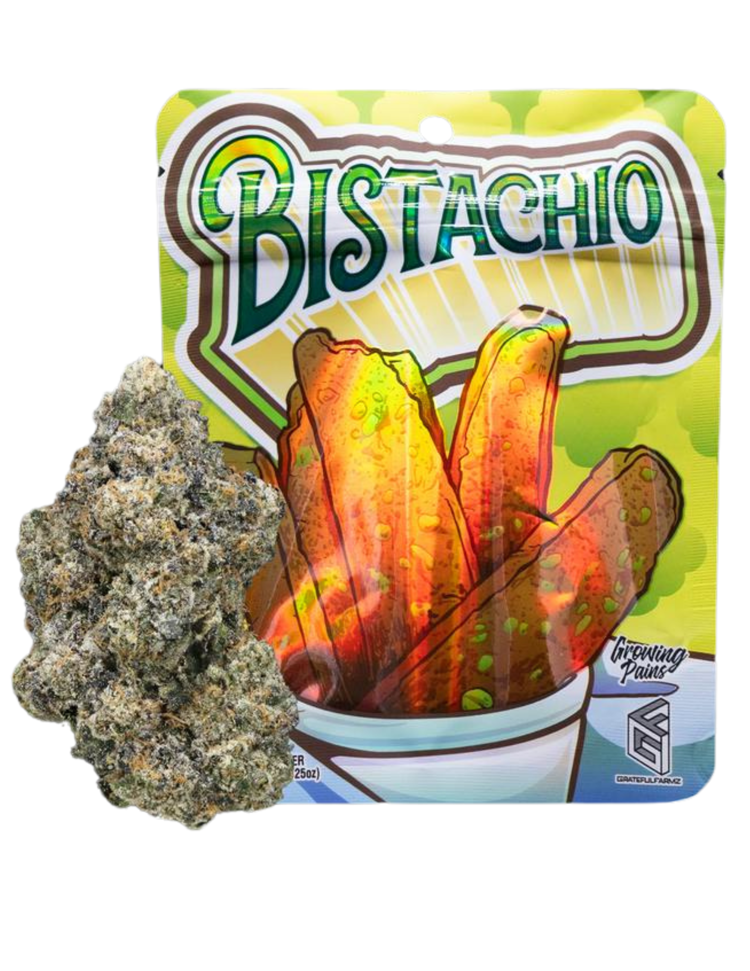 Photograph of product: Growing Pains - Bistachio - 3.5g