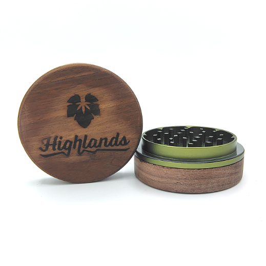 Photograph of product: 2 PIECE WALNUT WOOD GRINDER