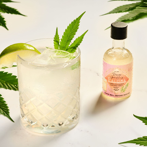 Photograph of product: Rosie's | 5mg per Bottle | Sparkling Paloma Nano-Shooter