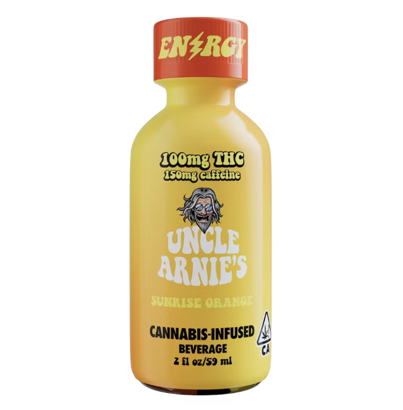 Photograph of product: Uncle Arnies - Sunrise Orange Shot 100mg