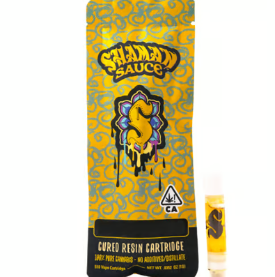Photograph of product: CHERRY LEMON SMACKZ 1G CURED RESIN CARTRIDGE