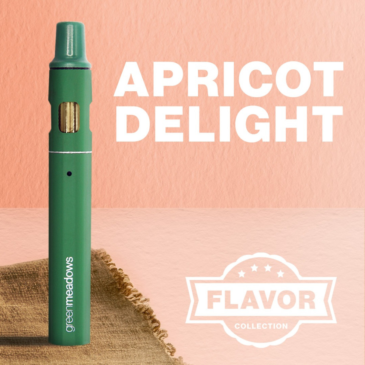Photograph of product: Disposable Vape - Apricot Delight - Hybrid [1g] (The Tank)