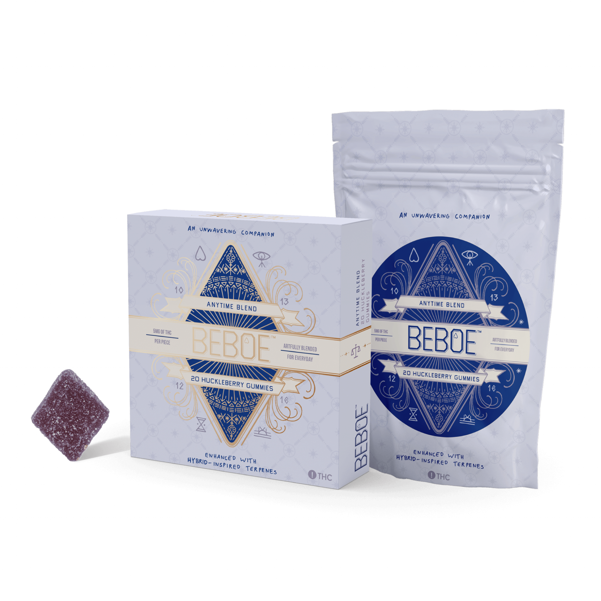 Photograph of product: Anytime Huckleberry Gummies (100mg)