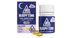 Photograph of product: ABX Sleepy Time CBN Soft Gel Capsules 5MG 30ct