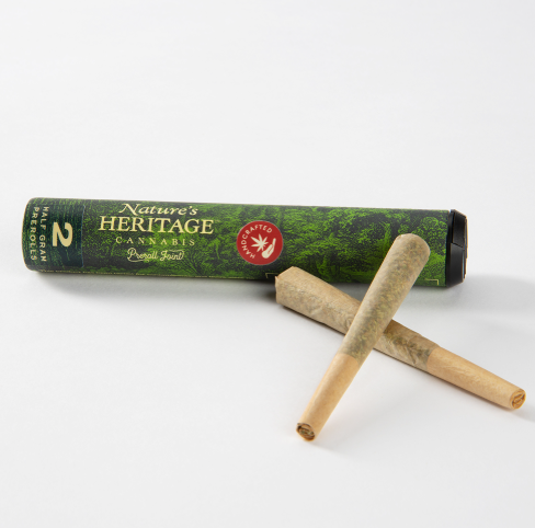 Photograph of product: Nature's Heritage Cherry Gar See Ya (H) Preroll .5g 2pk