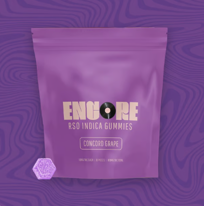 Photograph of product: Concord Grape RSO - 100mg - 10 Pack Edibles - Adult Use