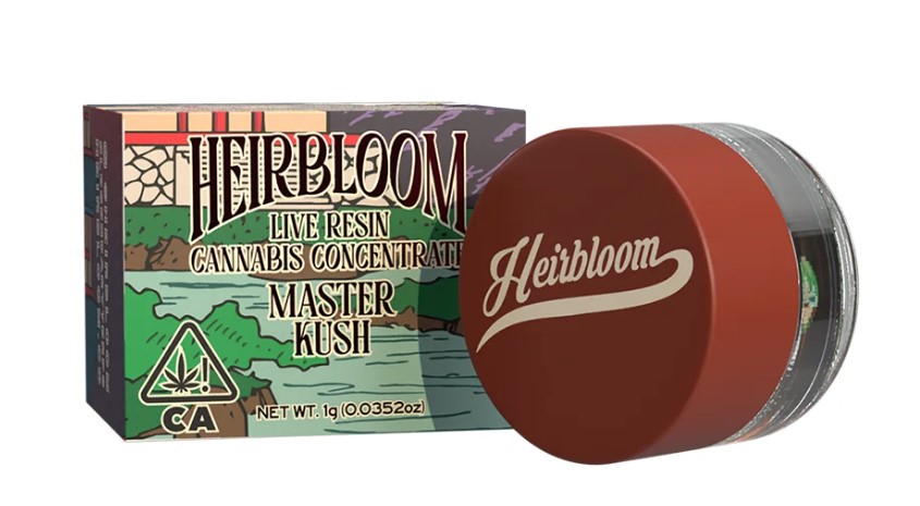 Photograph of product: Heirbloom Master Kush Terp Sugar