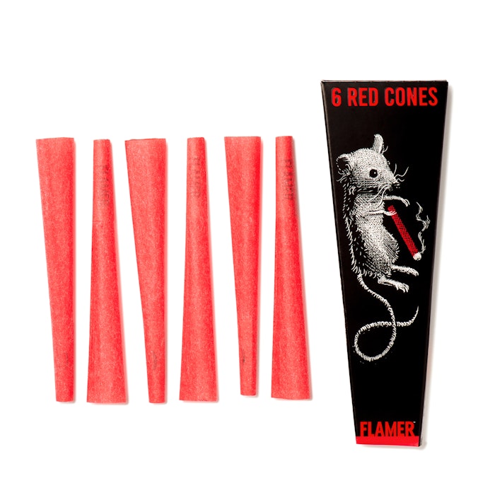 Photograph of product: FLAMER Red Cones | 6 pack