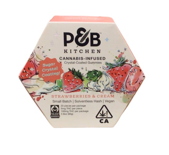 Photograph of product: Papa & Barkley - Strawberries & Cream Gummies