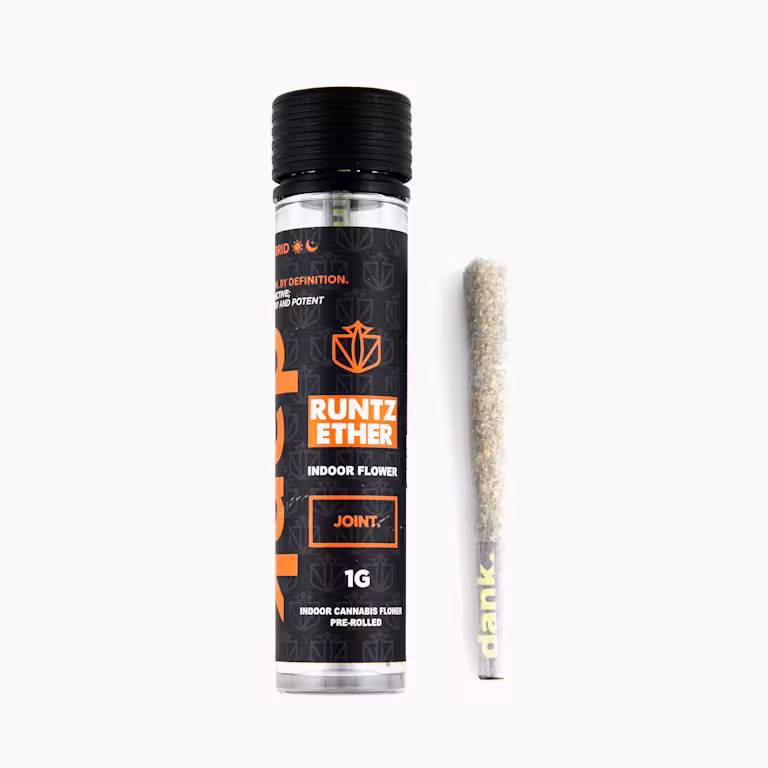 Photograph of product: Dank | Runtz Ether | Pre Roll | 1g