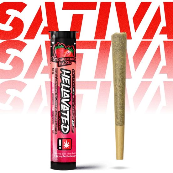 Photograph of product: Hellavated Infused: Strawberry Haze - 