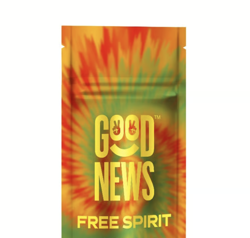 Photograph of product: GOOD NEWS FREE SPIRIT 5PK INFUSED PRE-ROLLS 2.5G