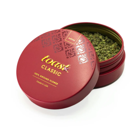 Photograph of product: Toast | Broadway Jack | Diamond-Infused Ground Flower | 7g