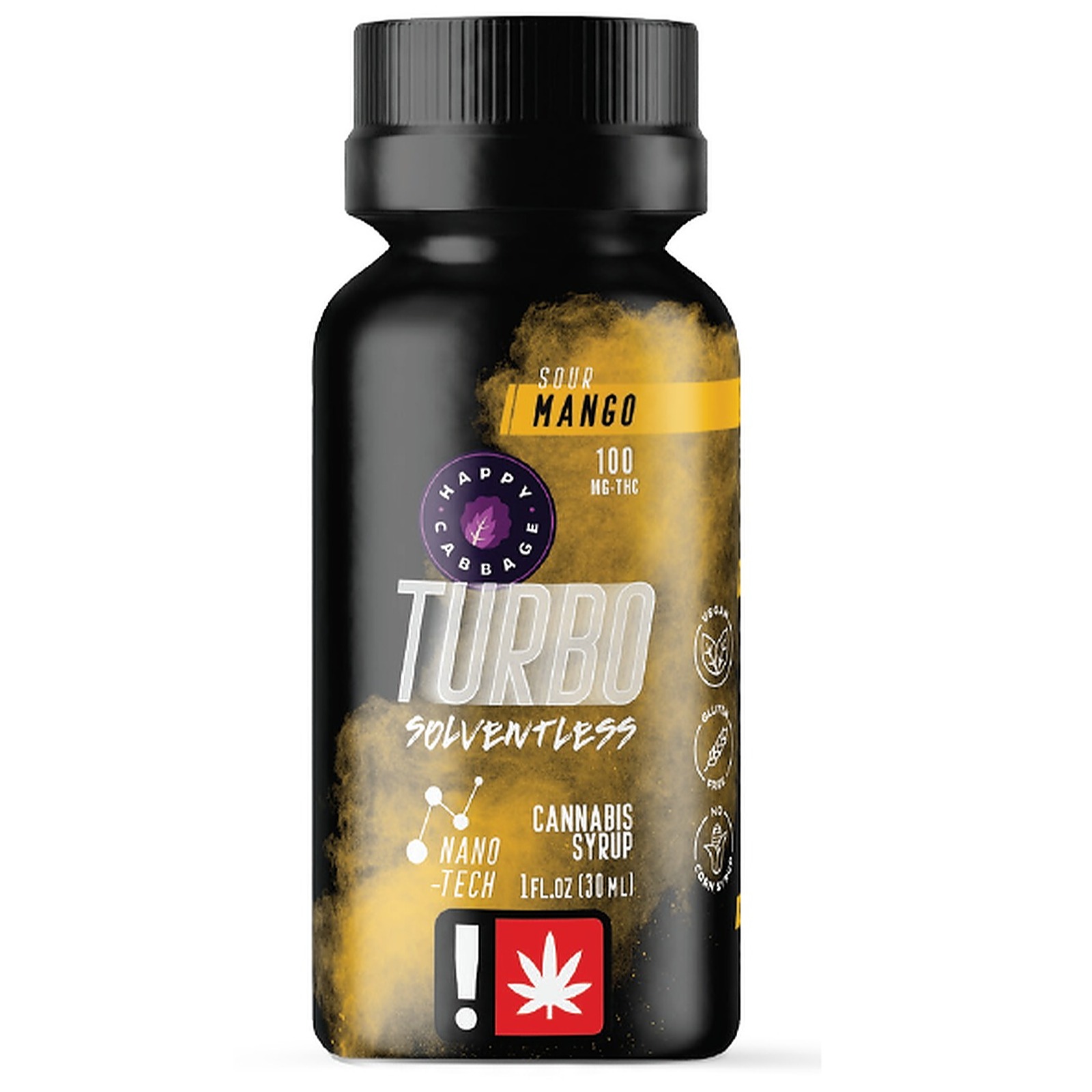 Photograph of product: Happy Cabbage > Nano-Tech Solventless Syrup > Mango