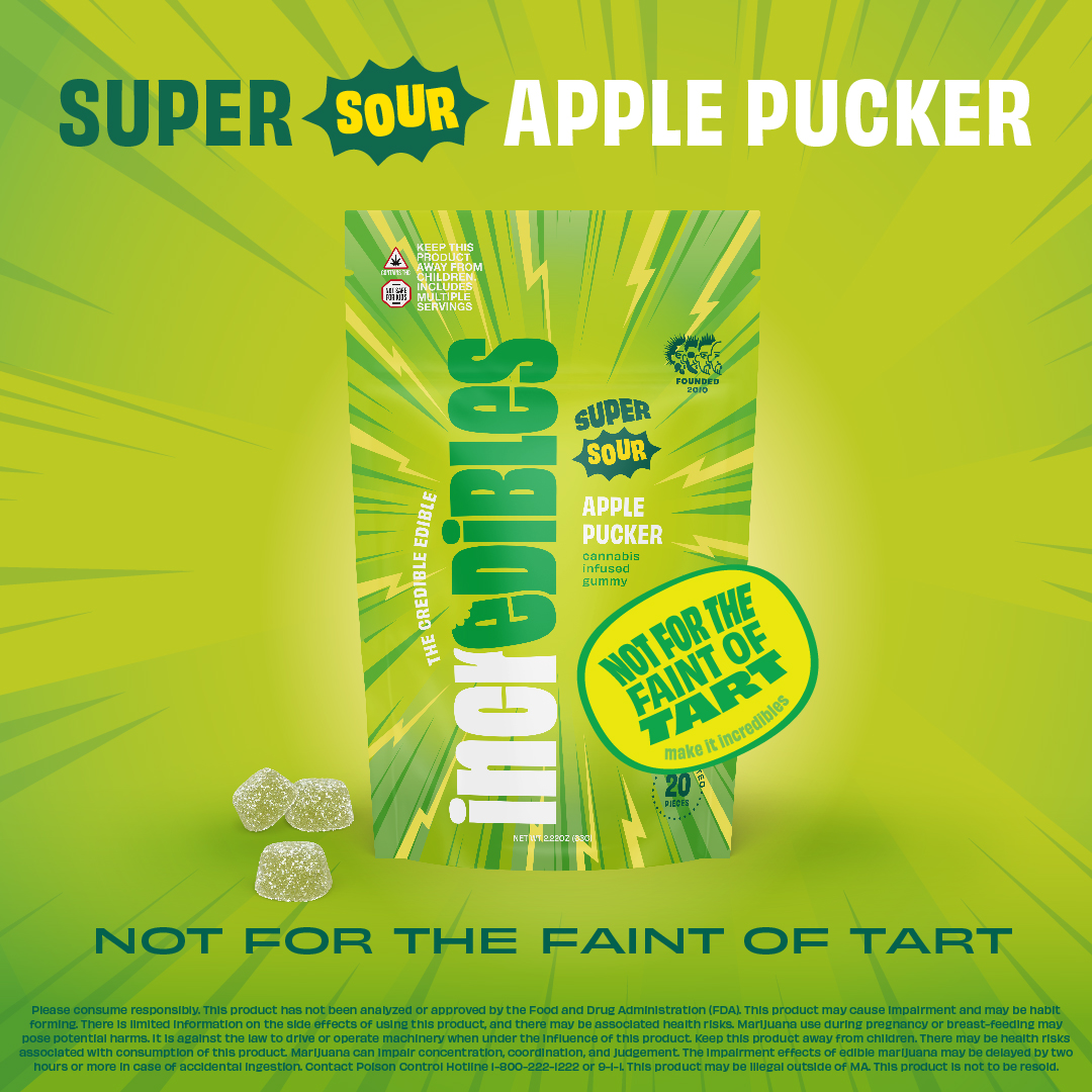 Photograph of product: Sour Apple Pucker (H) - 100mg