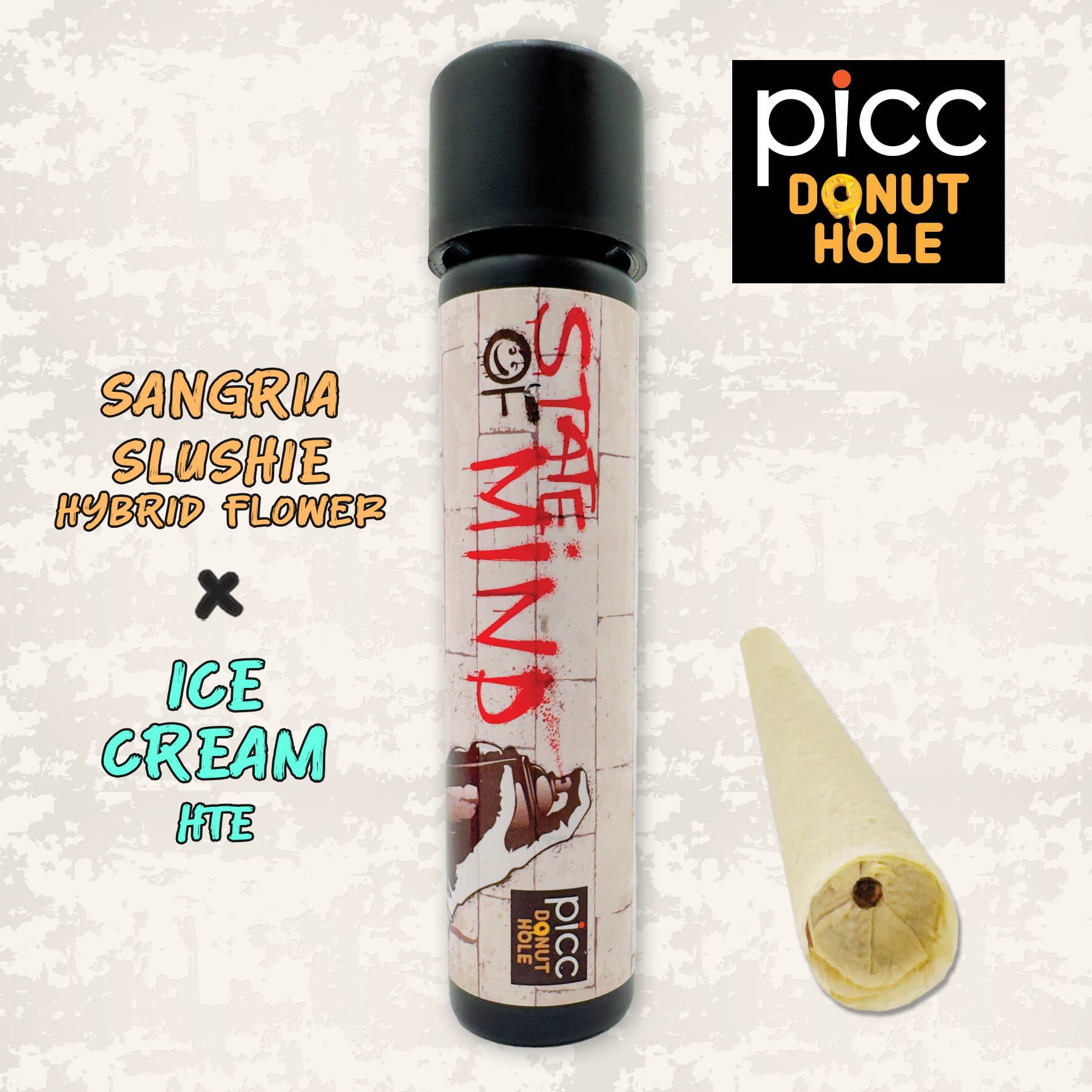 Photograph of product: Sangria Slushie x Ice Cream Hybrid | Infused Pre-Roll